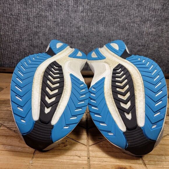 Saucony Tempus Mens 13 Running Athletic Shoes Sneaker Mesh, Concrete/Indigo - Picture 8 of 11